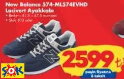 NEW BALANCE LACİVERT AYAKKABI